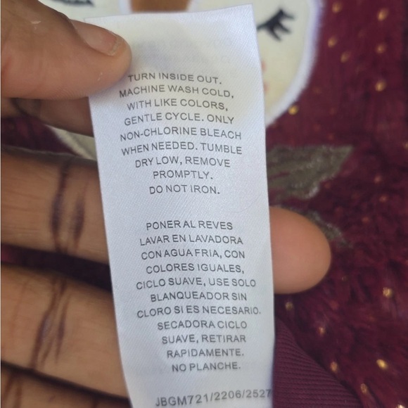 Tahari 2 Piece Set Outfit Sweater & Pants Girls 4T Green Red New - Picture 11 of 14